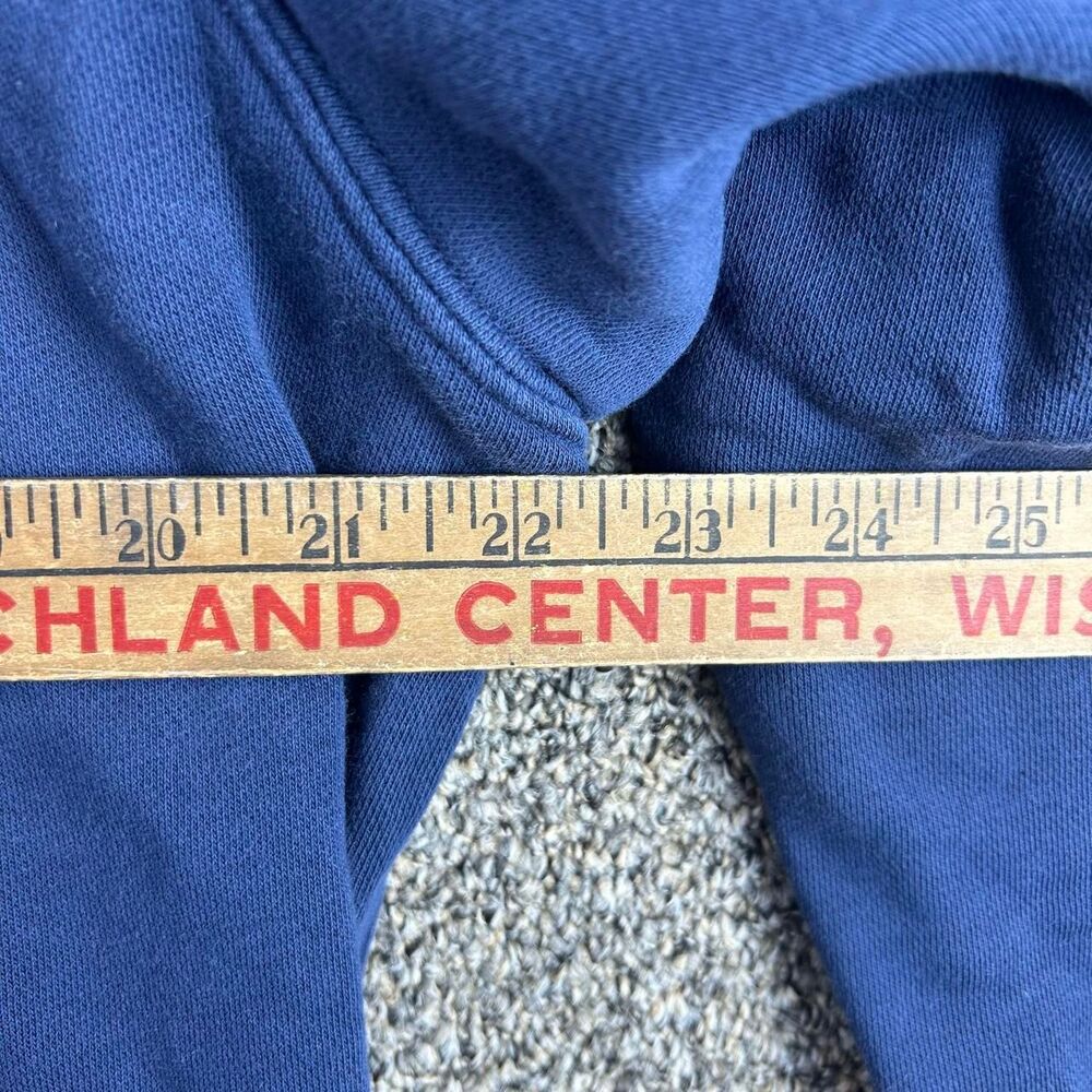 Nike Men's Blue and Navy Hoodie - Picture 4 of 5